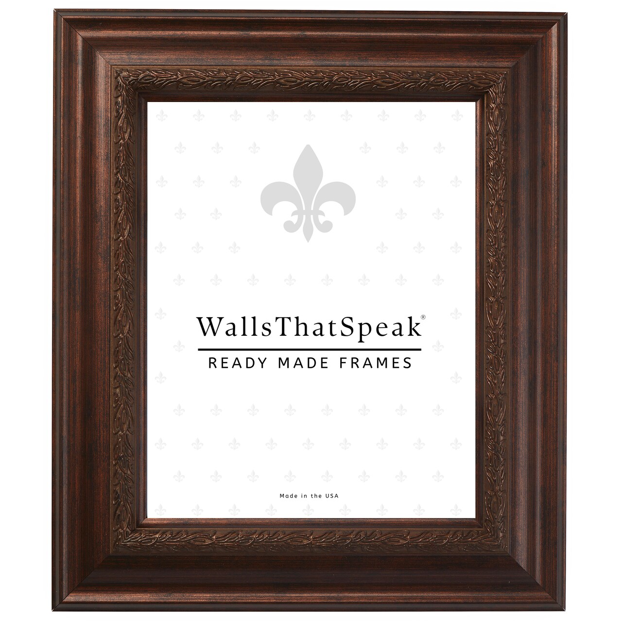 4x6 Picture Frame, Pompeii 2.125 Inch Polystyrene Moulding, Wall Display Frame for Art, Posters, or Photos by wallsthatspeak